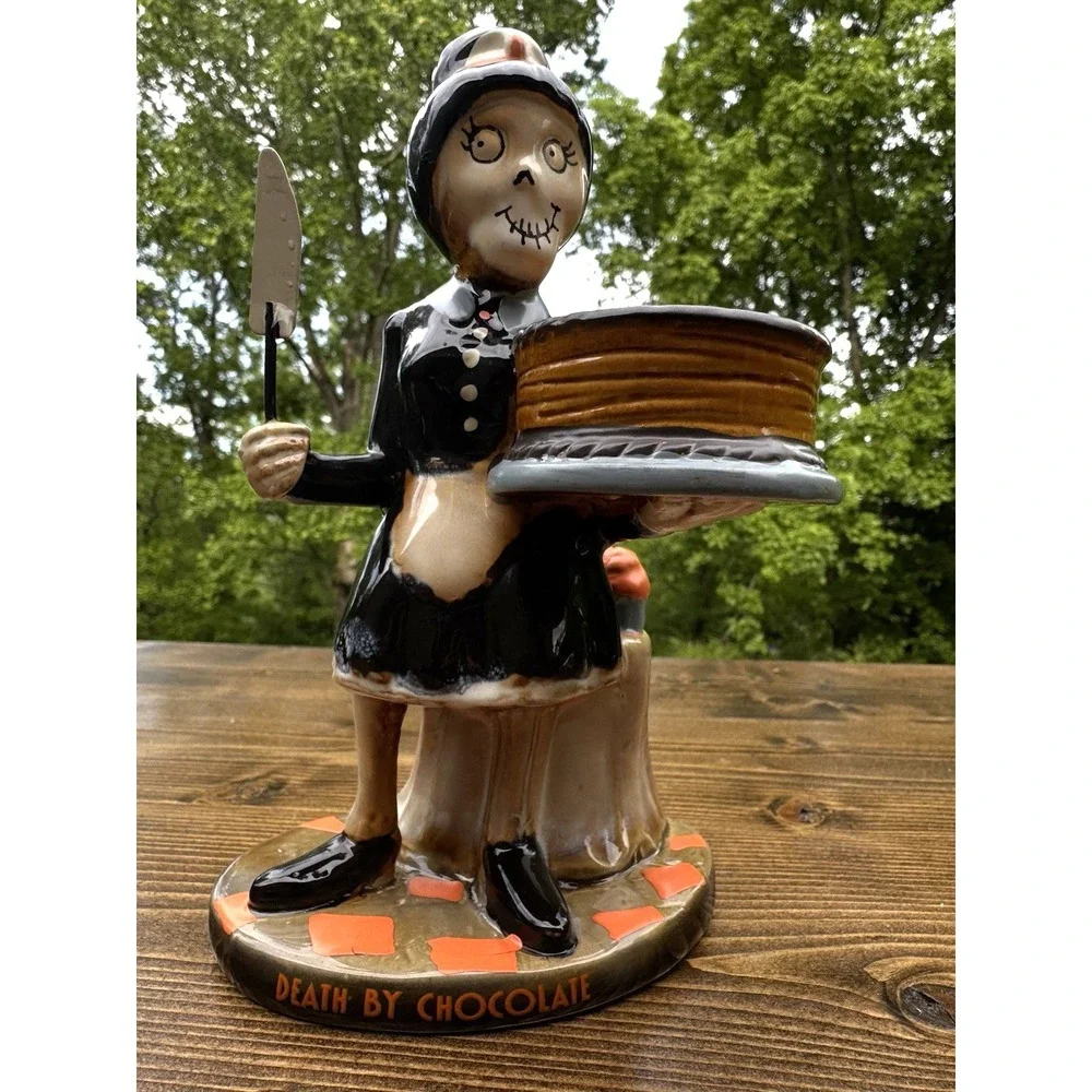 Yankee Candle Boney Bunch Death By Chocolate 2017 Tealight Holder‎ Halloween